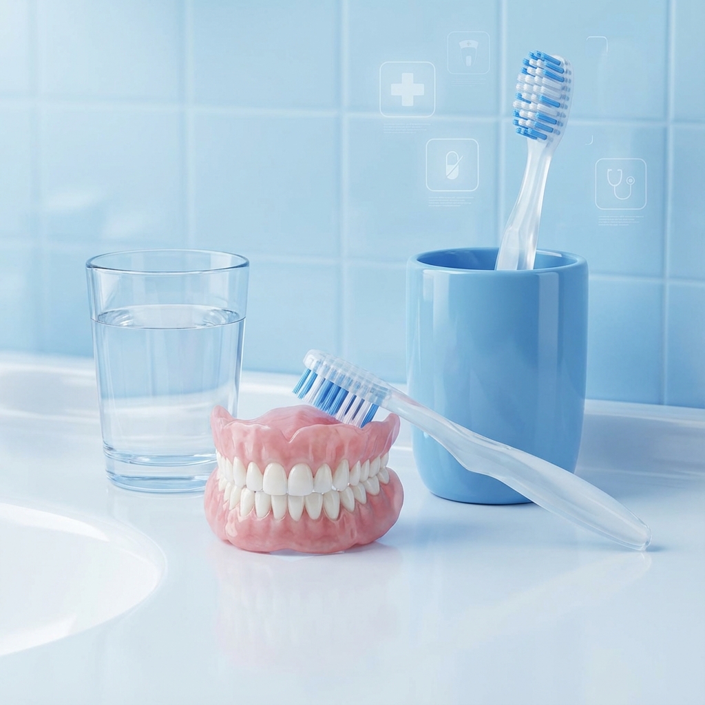 올바른 틀니 세척 및 보관 방법